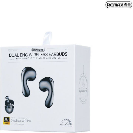 Remax W17 Pro Earbud Bluetooth Handsfree Earphones with Charging Case Gray view 2