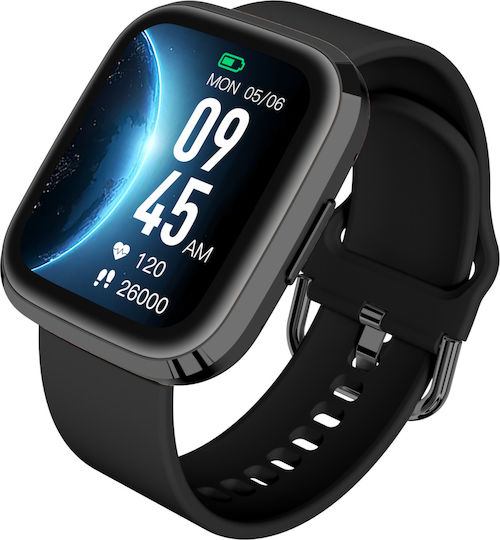 Garett GRC STYLE Smartwatch with Heart Rate Monitor (Black) view 2