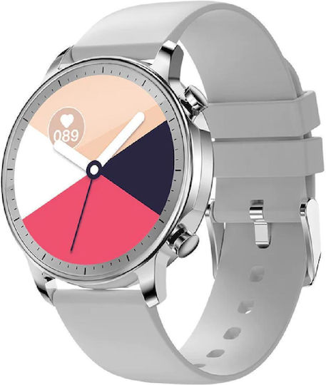 Colmi V23 Pro Smartwatch with Heart Rate Monitor (Silver)