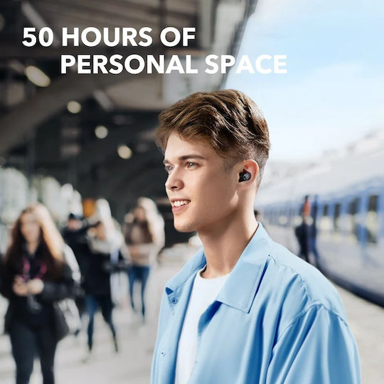 Soundcore by Anker Space A40 In-ear Bluetooth Handsfree Earphones with Charging Case Black view 9