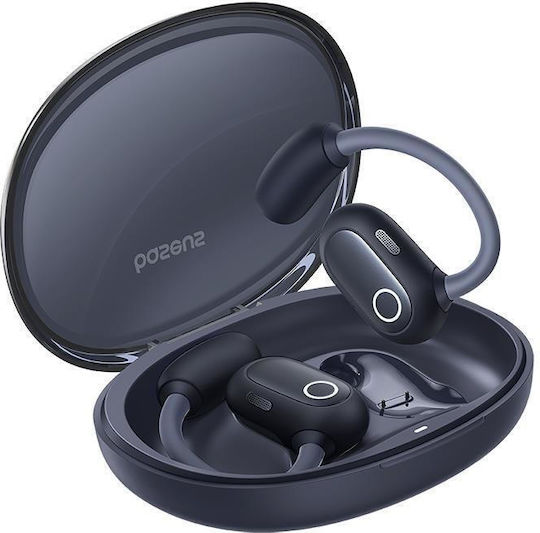 Baseus Eli Sport 2 Open Ear Bluetooth Handsfree Earphones with Sweat Resistance and Charging Case Black view 1