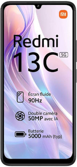 Xiaomi Redmi 13C NFC 5G Dual SIM (4GB/128GB) Starlight Black view 6