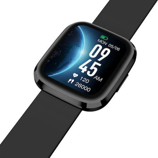 Garett GRC STYLE Smartwatch with Heart Rate Monitor (Black) view 4