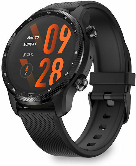 Ticwatch Pro 3 Ultra Stainless Steel 48mm Waterproof Smartwatch with Heart Rate Monitor (Shadow Black) view 2