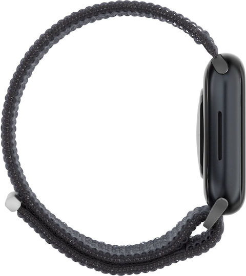 Apple Watch Series 9 Cellular Aluminium 45mm Waterproof with eSIM and Heart Rate Monitor (Midnight with Midnight Sport Loop) view 5