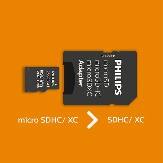 Philips microSDXC 256GB U1 V30 A1 UHS-I With Adapter view 5