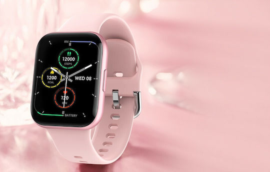 Colmi P8 SE Plus 43mm Smartwatch with Heart Rate Monitor (Pink) view 6