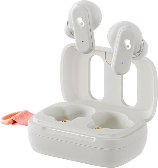 Skullcandy Dime 3 In-ear Bluetooth Handsfree Earphones with Sweat Resistance and Charging Case White