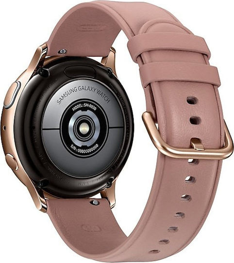 Samsung Galaxy Watch Active2 Stainless Steel 40mm Waterproof with Heart Rate Monitor (Pink) view 2