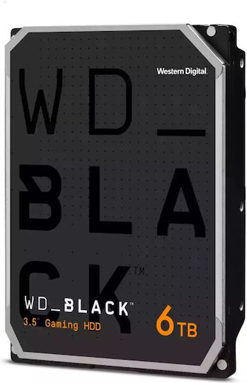 Western Digital WD Black 6TB HDD Hard Drive 3.5" SATA III 7200rpm for Desktop WD6004FZWX