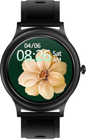 Kumi K16 Aluminium Smartwatch with Heart Rate Monitor (Black) vue 2