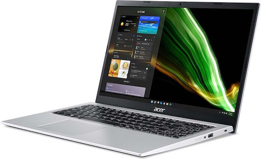 Acer A115-32-C68J 15.6" FHD (Celeron Dual Core-N4500/4GB/128GB Flash Storage/W11 S) Pure silver (GR Keyboard) vue 2