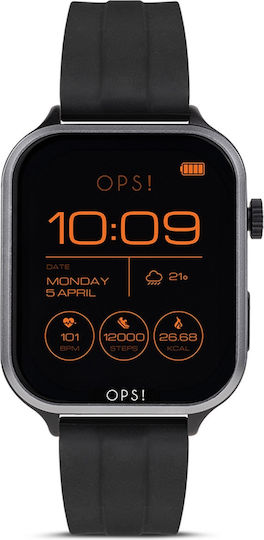 OPS! Objects CALL Max Amoled Smartwatch with Heart Rate Monitor (Black) view 1