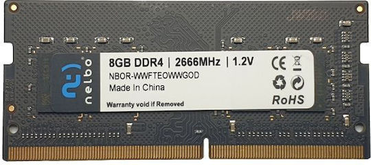 Nelbo DDR4 with Module 1x8GB and Speed 2666 for Laptop D9MZQDMBM vue 2