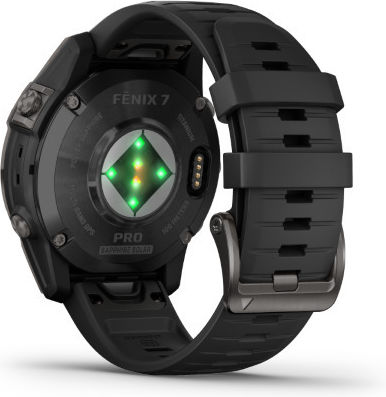Garmin fenix 7 Pro Sapphire Solar Titanium 47mm Waterproof Smartwatch with Heart Rate Monitor (Titanium Carbon Gray DLC with Black) vue 5