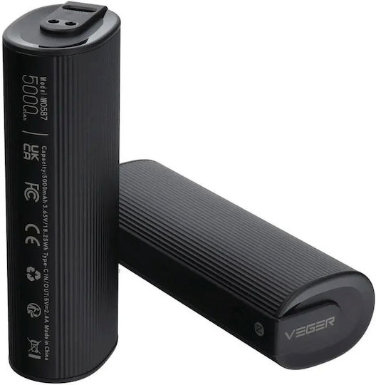 Veger Hand Warmer & Power Bank 10000mAh Black view 1