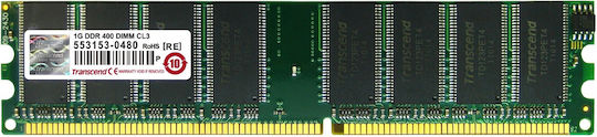 Transcend DDR1 Memory RAM With 1x1GB Module And 400 Speed For Desktop JM388D643A-5L view 2