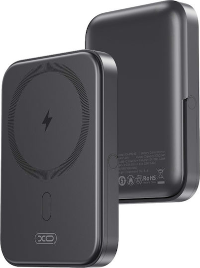 XO PR242 MagSafe Power Bank 5000mAh 15W with USB-C Port Power Delivery Black