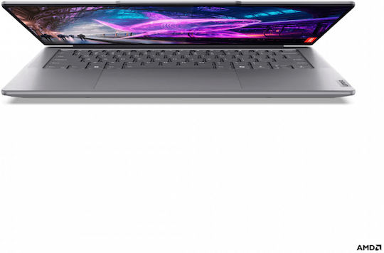 Lenovo Yoga Pro 7 14AHP9 14.5" IPS 120Hz (Ryzen 7-8845HS/16GB/1TB SSD/Radeon 780M/No OS) Luna Grey (US Keyboard) view 2