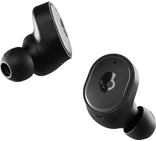 Skullcandy Sesh In-ear Bluetooth Handsfree Earphones with Sweat Resistance and Charging Case Black vue 3
