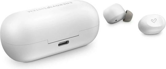 Energy Sistem Urban3 In-ear Bluetooth Handsfree Earphones with Charging Case Coconut vue 2