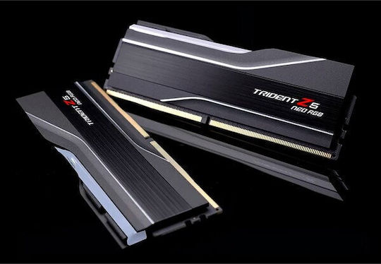G.Skill Trident Z5 Neo RGB DDR5 96GB RAM with 2x48GB Modules and Speed 5600 for Desktop F5-5600J4040D48GX2-TZ5NR view 5