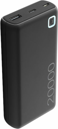 Cellular Line Essence Power Bank 20000mAh 12W with USB-A Port Black vue 2