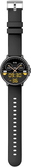 Vivax Life PRO2 Aluminium Smartwatch with Heart Rate Monitor (Black) view 6