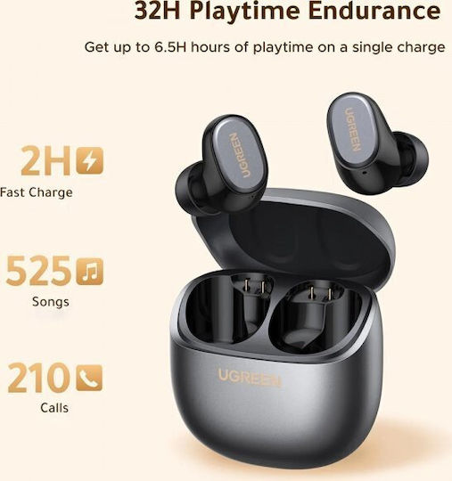 Ugreen Dots In-ear Bluetooth Handsfree Earphones with Sweat Resistance White vista 2