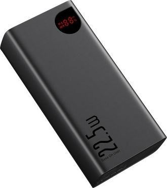 Baseus Adaman Power Bank 40000mAh 22.5W with 3 USB-A Ports and USB-C Port Black view 3