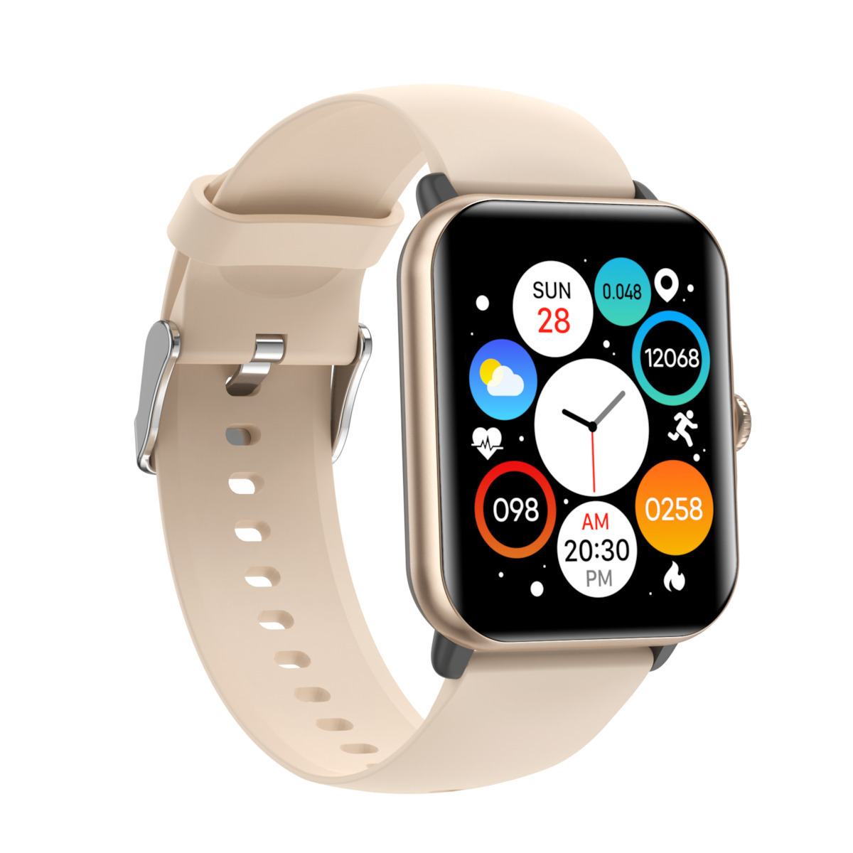 ISP LikeSmart Nexus Fit Aluminium Smartwatch with Heart Rate Monitor (Nexus Gold) view 5