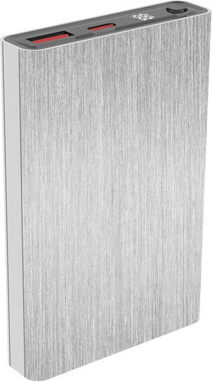 Wonder WX10M Power Bank 10000mAh with USB-A Port and USB-C Port Gray view 3