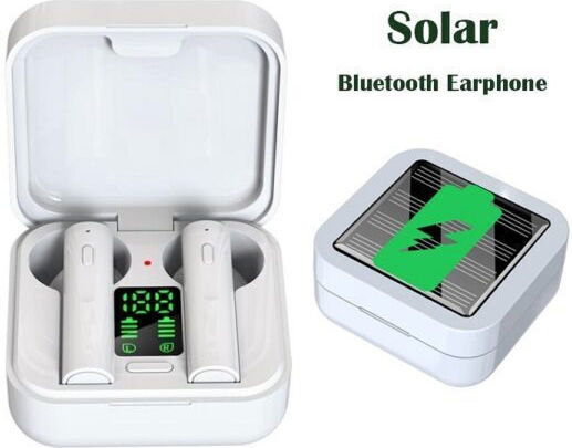 Air 6 Earbud Bluetooth Handsfree Earphones with Charging Case White view 3