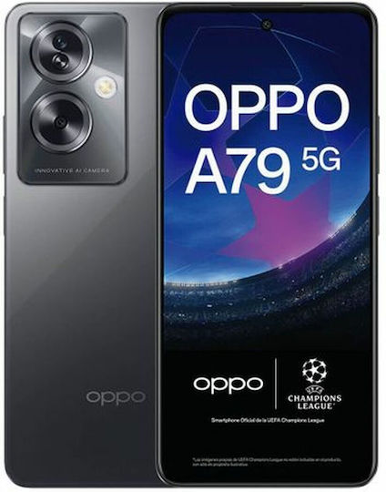 Oppo A79 5G Dual SIM (4GB/128GB) Mystery Black view 5