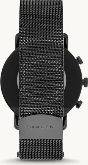Skagen Falster 2 Stainless Steel 40mm Smartwatch with Heart Rate Monitor (Black) view 2