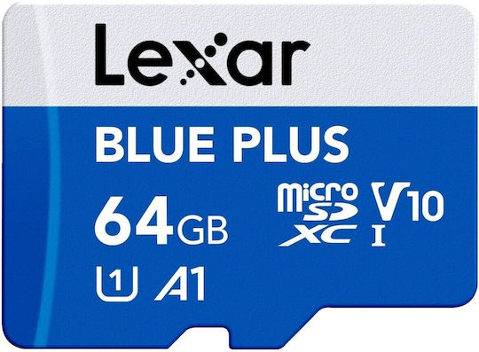 Lexar Plus SDXC 64GB Class 10 UHS-I 100MB/s With Adapter view 3