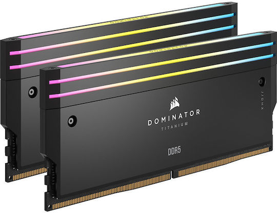 Corsair Dominator Titanium RGB XMP DDR5 48GB RAM with 2x24GB Modules and Speed 6000 for Desktop CMP48GX5M2B6000C30 view 2