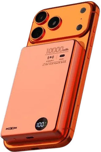 Moxom MX-PB197 MagSafe Power Bank 10000mAh 20W Power Delivery Orange