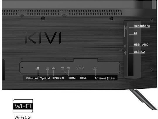 Kivi Smart Television 24" Full HD LED 24H760QB (2024) view 5