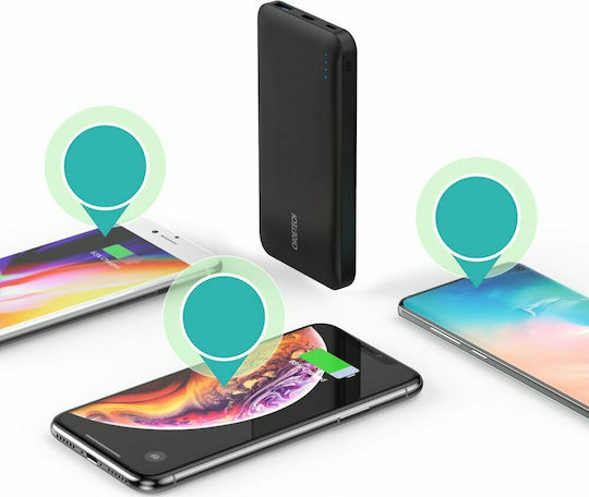 Choetech B627 Power Bank 10000mAh 18W with USB-A Port and USB-C Port Power Delivery / Quick Charge 3.0 Black view 4
