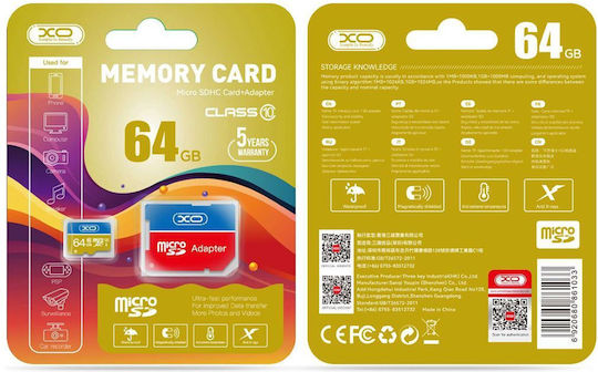 XO microSDHC 64GB Class 10 UHS-I 20MB/s with Adapter view 3