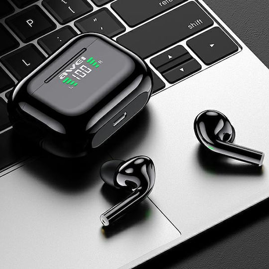 Awei T29P In-ear Bluetooth Handsfree Earphones with Sweat Resistance and Charging Case Black Ansicht 9