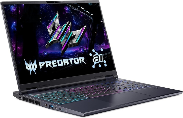 Acer Predator Helios Neo 14 14.5" IPS QHD+ 165Hz (Ultra 7-255H/16GB/1.0TB SSD/GeForce RTX 5060/W11 Home) (US Keyboard) vue 3