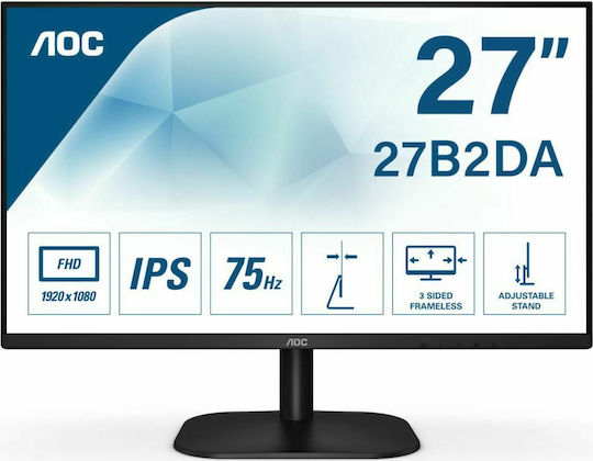 AOC 27B2DA IPS Monitor 27" FHD 1920x1080 with Response Time 4ms GTG view 9
