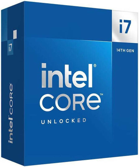 Intel Core i7-14700K 2.5GHz Processor 20 Core for Socket 1700 in Box
