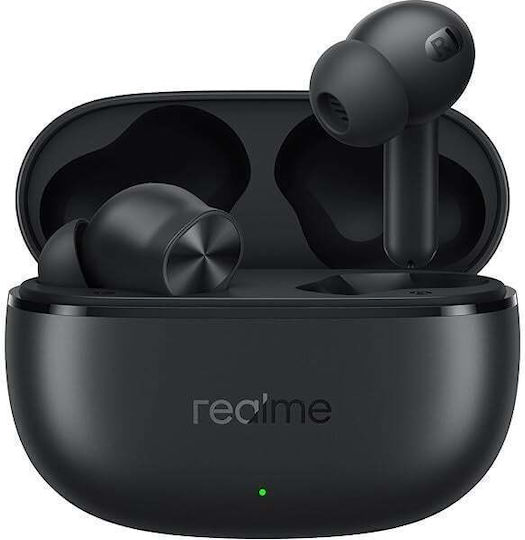 Realme Buds T200x Bluetooth Handsfree Earphones with Sweat Resistance and Charging Case Black view 3