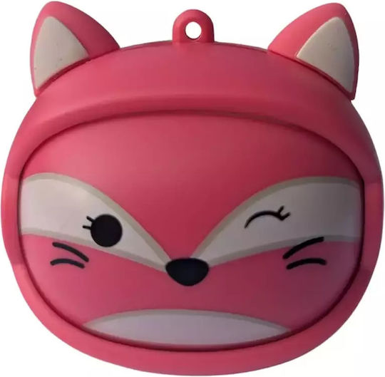 Lazerbuilt Squishmallows In-ear Bluetooth Handsfree Earphones with Charging Case Fifi the Fox vista 7
