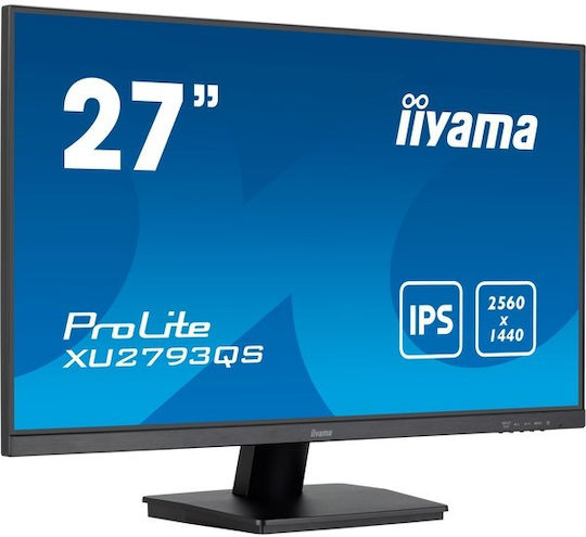 Iiyama Prolite XU2793QS-B6 IPS Monitor 27" QHD 2560x1440 view 3