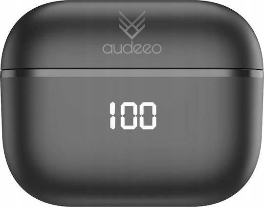 Audeeo AO-EANC2 In-ear Bluetooth Handsfree Earphones with Charging Case Black view 2