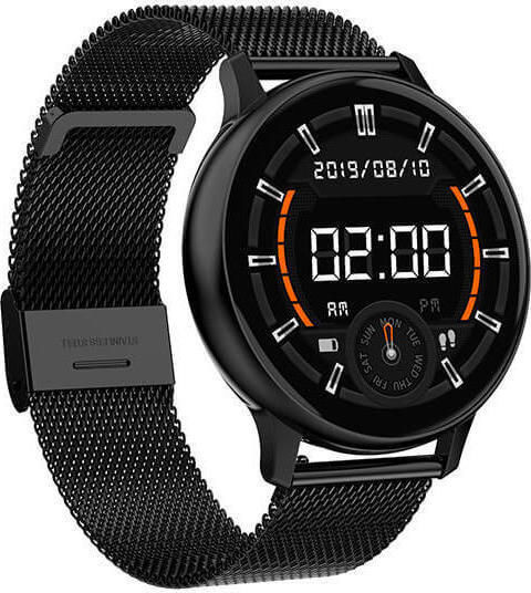 NO.1 DT88 Pro Smartwatch with Heart Rate Monitor (Black) view 2